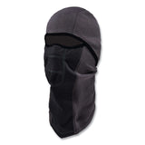 ergodyne® N-Ferno 6823 Hinged Balaclava Face Mask, Fleece, One Size Fits Most, Gray, Ships in 1-3 Business Days (EGO16835) Each