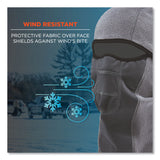 ergodyne® N-Ferno 6823 Hinged Balaclava Face Mask, Fleece, One Size Fits Most, Gray, Ships in 1-3 Business Days (EGO16835) Each