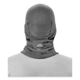 ergodyne® N-Ferno 6823 Hinged Balaclava Face Mask, Fleece, One Size Fits Most, Gray, Ships in 1-3 Business Days (EGO16835) Each
