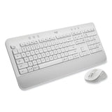 Logitech® Signature MK650 Wireless Keyboard and Mouse Combo for Business, 2.4 GHz Frequency/32 ft Wireless Range, Off White (LOG920011018) Each