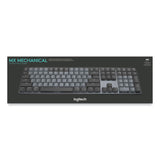 Logitech® MX Mechanical Wireless Illuminated Performance Keyboard, Graphite (LOG920010547)