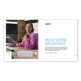 Logitech® Signature MK650 Wireless Keyboard and Mouse Combo for Business, 2.4 GHz Frequency/32 ft Wireless Range, Off White (LOG920011018) Each