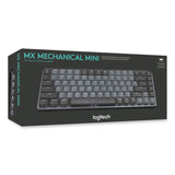 Logitech® MX Mechanical Wireless Illuminated Performance Keyboard, Mini, Graphite (LOG920010550) Each
