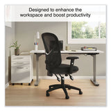 Alera® Alera Aeson Series Multifunction Task Chair, Supports Up to 275 lb, 15" to 18.82" Seat Height, Black Seat/Back, Black Base (ALEAS42M14) Each