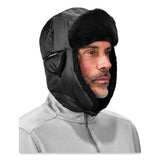 ergodyne® N-Ferno 6802 Classic Trapper Hat, Small/Medium, Black, Ships in 1-3 Business Days (EGO16843) Each