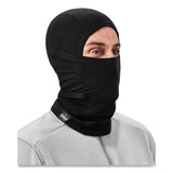 ergodyne® N-Ferno 6844 Dual-Layer Balaclava Face Mask, Nylon; Spandex, One Size Fits Most, Black, Ships in 1-3 Business Days (EGO16844) Each