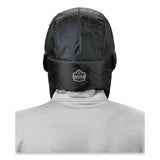 ergodyne® N-Ferno 6802Z Zippered Trapper Hat, Small/Medium, Black, Ships in 1-3 Business Days (EGO16857) Each