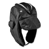 ergodyne® N-Ferno 6802Z Zippered Trapper Hat, Large/X-Large, Black, Ships in 1-3 Business Days (EGO16859) Each