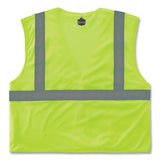 ergodyne® GloWear 8210HL Class 2 Economy Mesh Hook and Loop Vest, Polyester, 2X-Large/3X-Large, Lime, Ships in 1-3 Business Days (EGO21027) Each