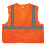 ergodyne® GloWear 8215BA Class 2 Economy Breakaway Mesh Vest, Polyester, X-Small, Orange, Ships in 1-3 Business Days (EGO21061) Each