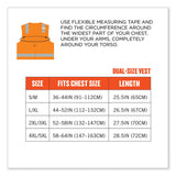 ergodyne® GloWear 8215BA Class 2 Economy Breakaway Mesh Vest, Polyester, X-Small, Orange, Ships in 1-3 Business Days (EGO21061) Each