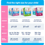 Comfees® Male Toddler Training Pants Pull On with Tear Away Seams Size 3T to 4T Disposable Moderate Absorbency (993238_BG) 23/BG