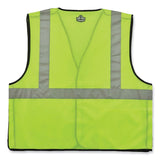 ergodyne® GloWear 8216BA Class 2 Breakaway Mesh ID Holder Vest, Polyester, Small/Medium, Lime, Ships in 1-3 Business Days (EGO21093) Each