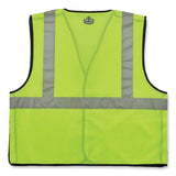 ergodyne® GloWear 8216BA Class 2 Breakaway Mesh ID Holder Vest, Polyester, 4X-Large/5X-Large, Lime, Ships in 1-3 Business Days (EGO21099) Each