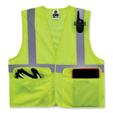 ergodyne® GloWear 8220HL Class 2 Standard Mesh Hook and Loop Vest, Polyester, 2X-Large/3X-Large, Lime, Ships in 1-3 Business Days (EGO21147) Each