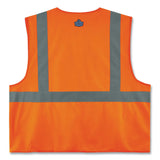 ergodyne® GloWear 8225HL Class 2 Standard Solid Hook and Loop Vest, Polyester, Orange, 2X-Large/3X-Large, Ships in 1-3 Business Days (EGO21177) Each