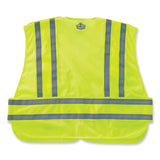 ergodyne® GloWear 8244PSV Class 2 Expandable Public Safety Hook and Loop Vest, Polyester, Med/Large, Lime, Ships in 1-3 Business Days (EGO21364) Each