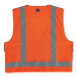 ergodyne® GloWear 8250Z Class 2 Surveyors Zipper Vest, Polyester, 2X-Large/3X-Large, Orange, Ships in 1-3 Business Days (EGO21417) Each