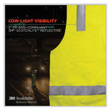 ergodyne® GloWear 8262FRZ Class 2 FR Surveyor Zip Vest, Tencel/Modacrylic/Para-aramid/Kevlar, 2XL/3XL, Lime, Ships in 1-3 Business Days (EGO21487) Each