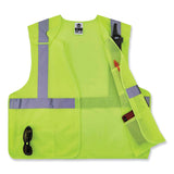 ergodyne® GloWear 8217BA Class 2 Breakaway Mesh Vest, Polyester, 4X-Large/5X-Large, Lime, Ships in 1-3 Business Days (EGO21529) Each