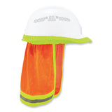 ergodyne® GloWear 8005 Hi-Vis Hard Hat Neck Shade, 20 x 12.5, Orange, Ships in 1-3 Business Days (EGO29051) Each