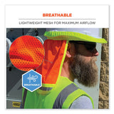 ergodyne® GloWear 8005 Hi-Vis Hard Hat Neck Shade, 20 x 12.5, Orange, Ships in 1-3 Business Days (EGO29051) Each
