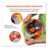 ergodyne® GloWear 8005 Hi-Vis Hard Hat Neck Shade, 20 x 12.5, Orange, Ships in 1-3 Business Days (EGO29051) Each