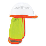 ergodyne® GloWear 8005 Hi-Vis Hard Hat Neck Shade, 20 x 12.5, Lime, Ships in 1-3 Business Days (EGO29053) Each