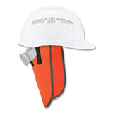 ergodyne® GloWear 8006 Hi-Vis Hard Hat Neck Shade, 12.25 x 10.5, Orange, Ships in 1-3 Business Days (EGO29061) Each