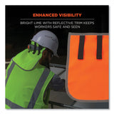 ergodyne® GloWear 8006 Hi-Vis Hard Hat Neck Shade, 12.25 x 10.5, Orange, Ships in 1-3 Business Days (EGO29061) Each