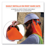 ergodyne® GloWear 8006 Hi-Vis Hard Hat Neck Shade, 12.25 x 10.5, Orange, Ships in 1-3 Business Days (EGO29061) Each