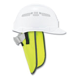 ergodyne® GloWear 8006 Hi-Vis Hard Hat Neck Shade, 12.25 x 10.5, Lime, Ships in 1-3 Business Days (EGO29063) Each