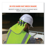 ergodyne® GloWear 8006 Hi-Vis Hard Hat Neck Shade, 12.25 x 10.5, Lime, Ships in 1-3 Business Days (EGO29063) Each
