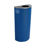 The 8 Gallon Spectrum Slim Ellipse Recycling Bin (5208) Each