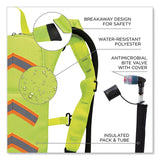 ergodyne® Chill-Its 5155 Low Profile Hydration Pack, 2 L, Hi-Vis Lime, Ships in 1-3 Business Days (EGO13156) Each