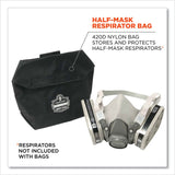 ergodyne® Arsenal 5182 Half Mask Respirator Pack with Hook-and-Loop Closure, 7 x 4 x 10, Black, Ships in 1-3 Business Days (EGO13182) Each