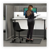 deflecto® Ergonomic Sit Stand Mat, 60 x 46, Black (DEFCM24442BLKSS) Each