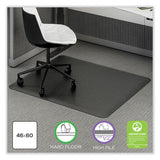 deflecto® Ergonomic Sit Stand Mat, 60 x 46, Black (DEFCM24442BLKSS) Each