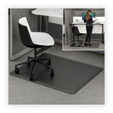 deflecto® Ergonomic Sit Stand Mat, 60 x 46, Black (DEFCM24442BLKSS) Each
