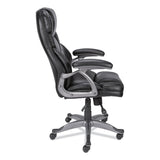 Alera® Alera Birns Series High-Back Task Chair, Supports Up to 250 lb, 18.11" to 22.05" Seat Height, Black Seat/Back, Chrome Base (ALEBN41B19) Each