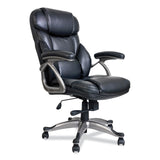 Alera® Alera Birns Series High-Back Task Chair, Supports Up to 250 lb, 18.11" to 22.05" Seat Height, Black Seat/Back, Chrome Base (ALEBN41B19) Each