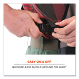 ergodyne® Arsenal 5705 Extended Length Canvas Tool Apron, 13 Compartments, 25.5 x 34, Canvas, Gray, Ships in 1-3 Business Days (EGO13696) Each