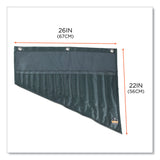 ergodyne® Arsenal 5872 Wrench Roll-Up, 14 Compartments, 26 x 22, Polyester, Gray, Ships in 1-3 Business Days (EGO13772) Each