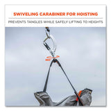 ergodyne® Arsenal 5974 Hoist Bucket Tool Bag w/ Swiveling Carabiner and Zipper Top, 12.5 x 12.5 x 17, Gray, Ships in 1-3 Business Days (EGO15974) Each