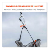 ergodyne® Arsenal 5976 XL Hoist Bucket Tool Bag with Swiveling Carabiner and Zipper Top, 16 x 16 x 20, Gray, Ships in 1-3 Business Days (EGO15976) Each