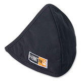 ergodyne® N-Ferno 6872 2-Layer FR Mouthpiece, Modacrylic Cotton, One Size Fits Most, Black, Ships in 1-3 Business Days (EGO16872) Each