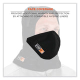 ergodyne® N-Ferno 6872 2-Layer FR Mouthpiece, Modacrylic Cotton, One Size Fits Most, Black, Ships in 1-3 Business Days (EGO16872) Each