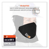 ergodyne® N-Ferno 6872 2-Layer FR Mouthpiece, Modacrylic Cotton, One Size Fits Most, Black, Ships in 1-3 Business Days (EGO16872) Each