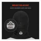 ergodyne® N-Ferno 6893Z Balaclava w/ Zipper for Bump Cap Insert, Polyester Fleece, One Size Fit Most, Black, Ships in 1-3 Business Days (EGO16894) Each