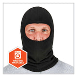 ergodyne® N-Ferno 6893Z Balaclava w/ Zipper for Bump Cap Insert, Polyester Fleece, One Size Fit Most, Black, Ships in 1-3 Business Days (EGO16894) Each